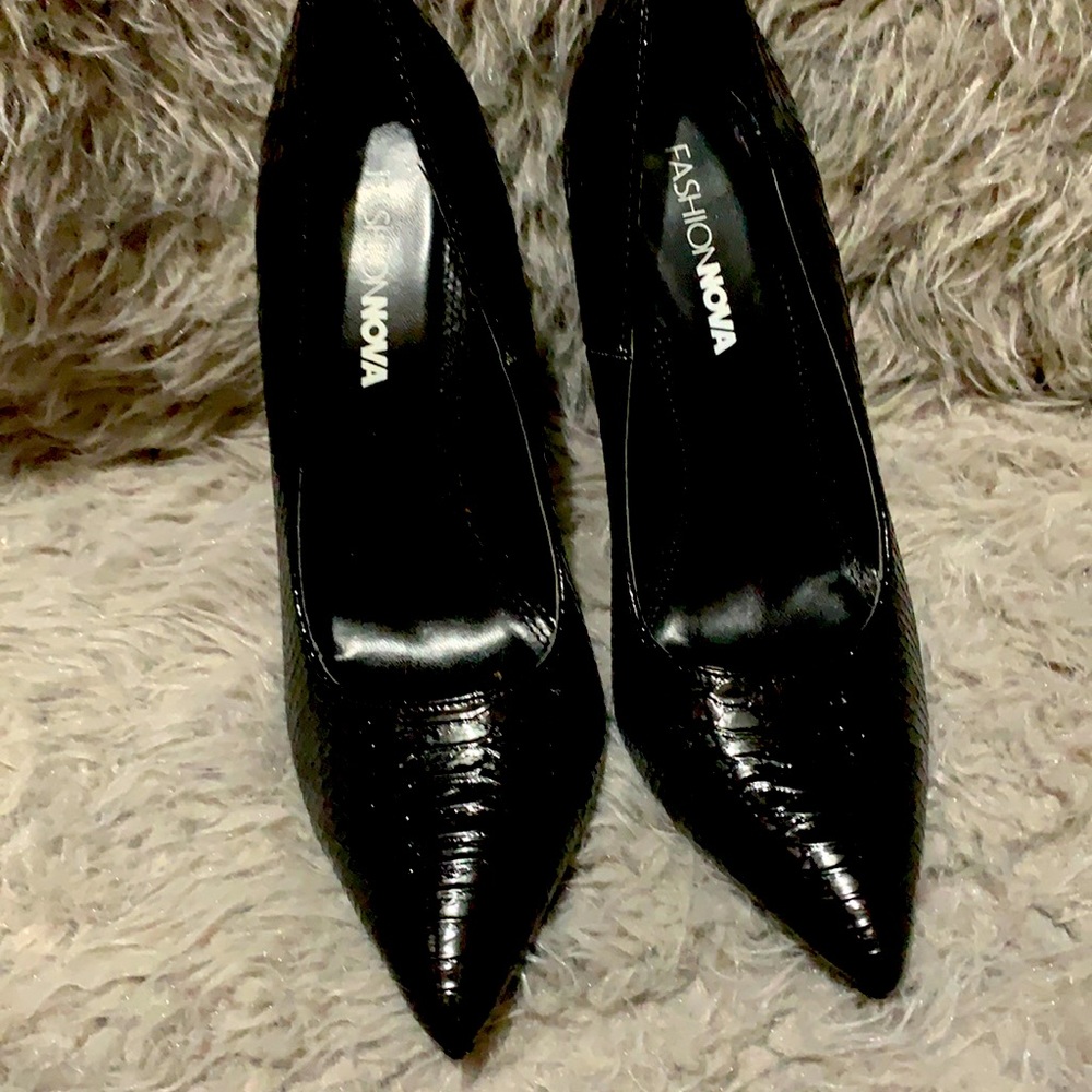 Black elegant heels